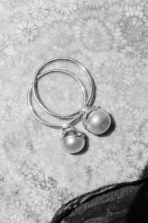 Akoya pearl rings