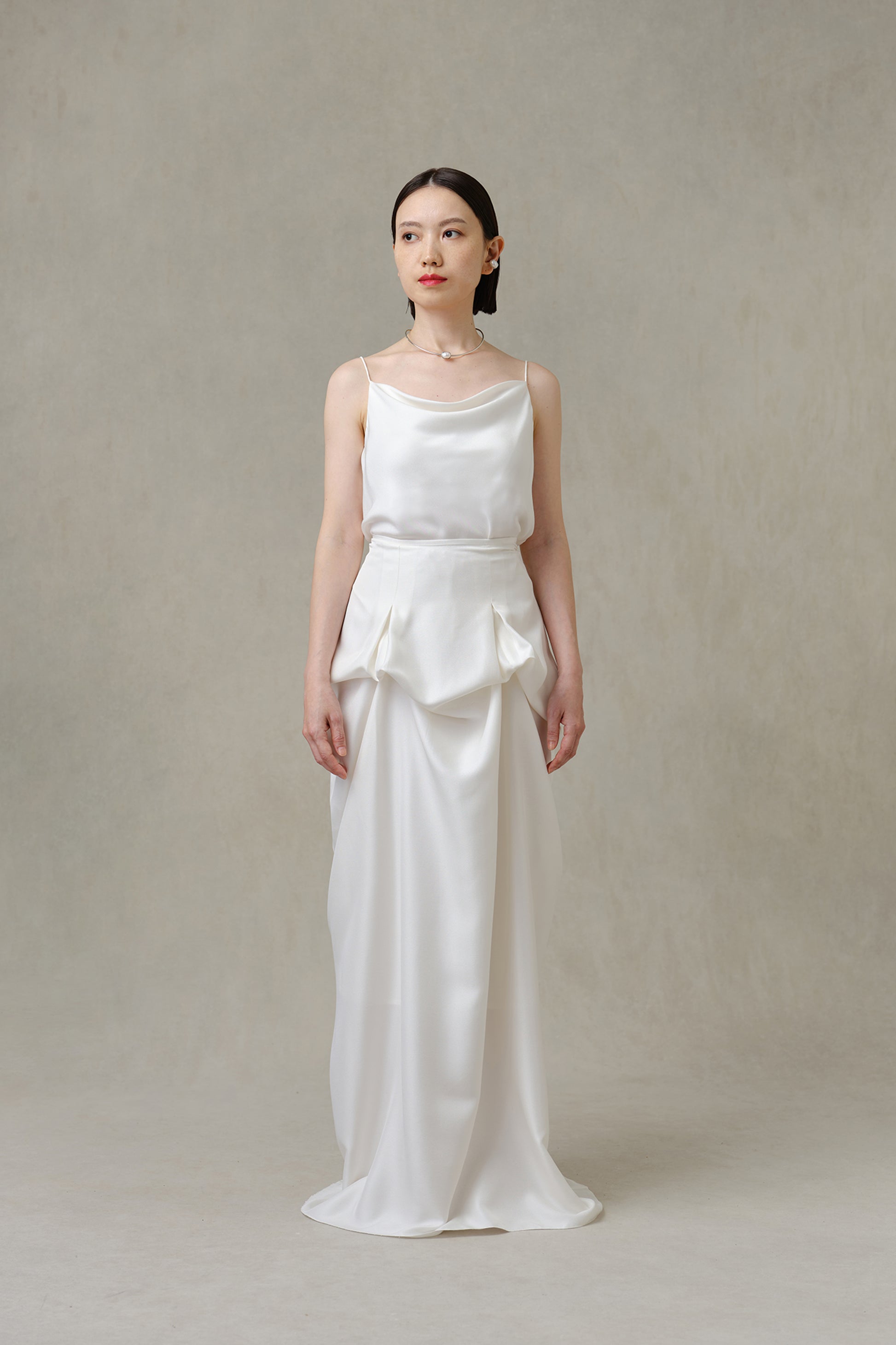 Model(157cm): S Size (Pearl white)